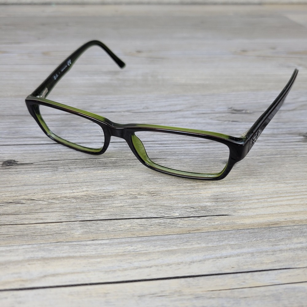 Ray-Ban Eyeglasses RB 5169 2383 Green Black Rectangular Frames Only 52-16-140